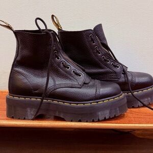 Dr. Martens Black Leather Boots